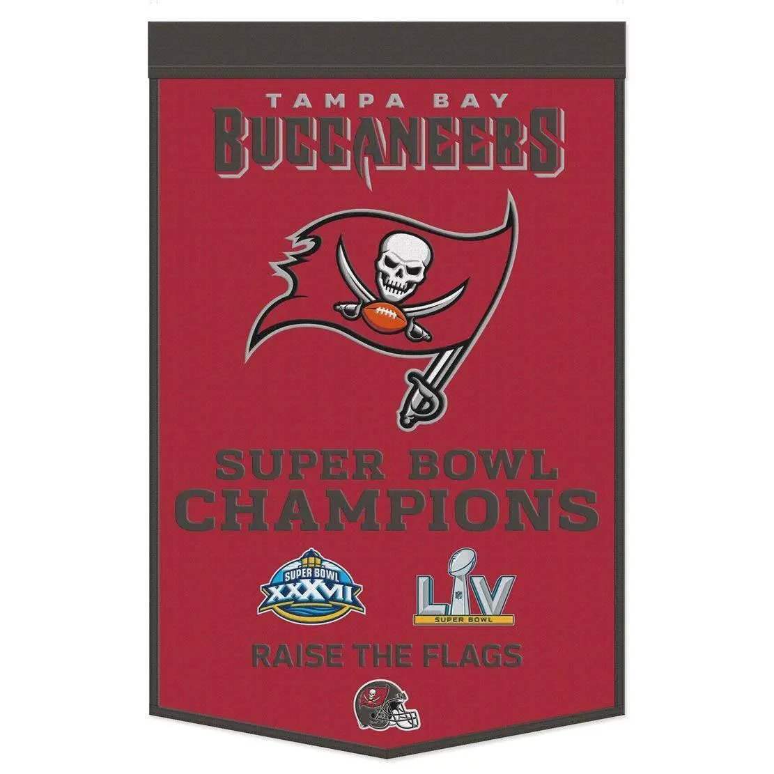  Tampa Bay Buccaneers Wool Banner 24x38 Dynasty Champ Design -  ToylandEU™