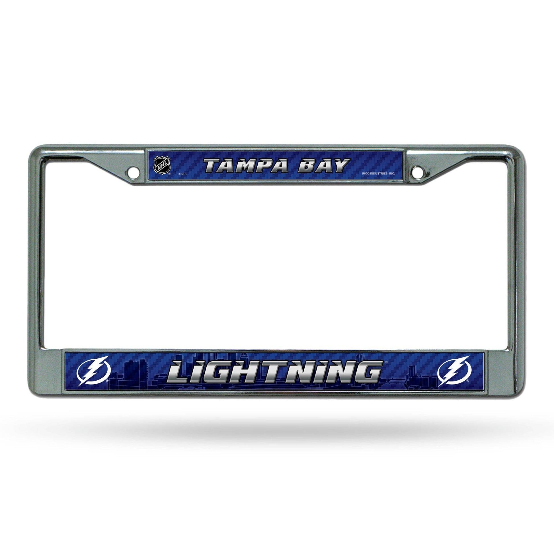 Tampa Bay Lightning Chrome License Plate Frame Printed - ToylandEU
