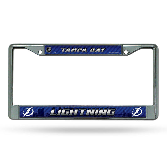 Tampa Bay Lightning Chrome License Plate Frame Printed - ToylandEU