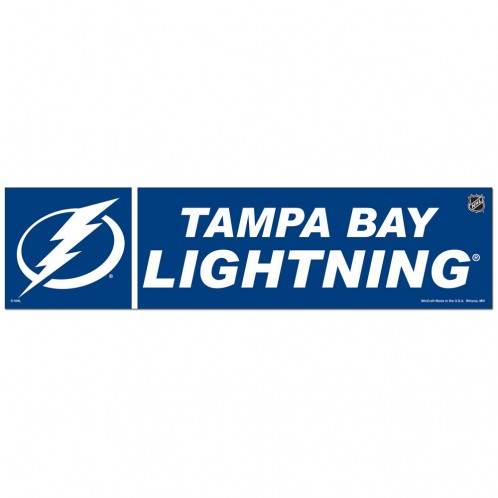 Tampa Bay Lightning Decal 3x12 Bumper Strip Special Order - ToylandEU