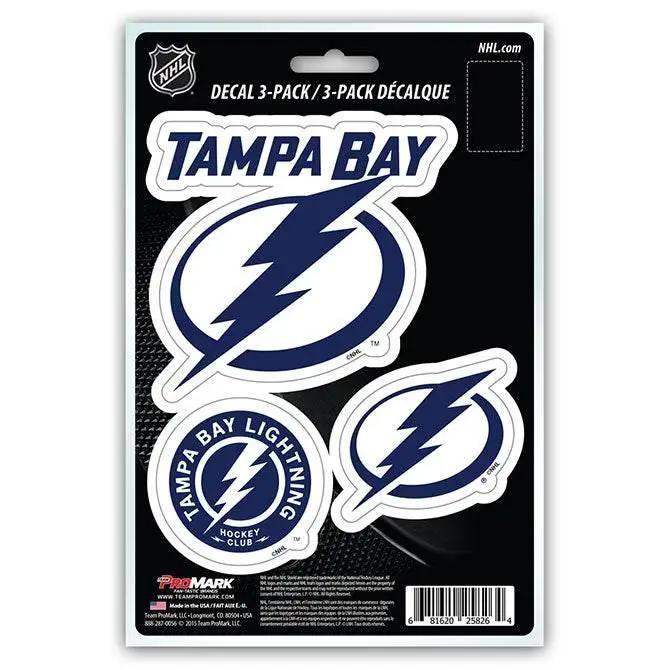  Tampa Bay Lightning Die Cut Decal 3 Pack Team Promark -  ToylandEU™