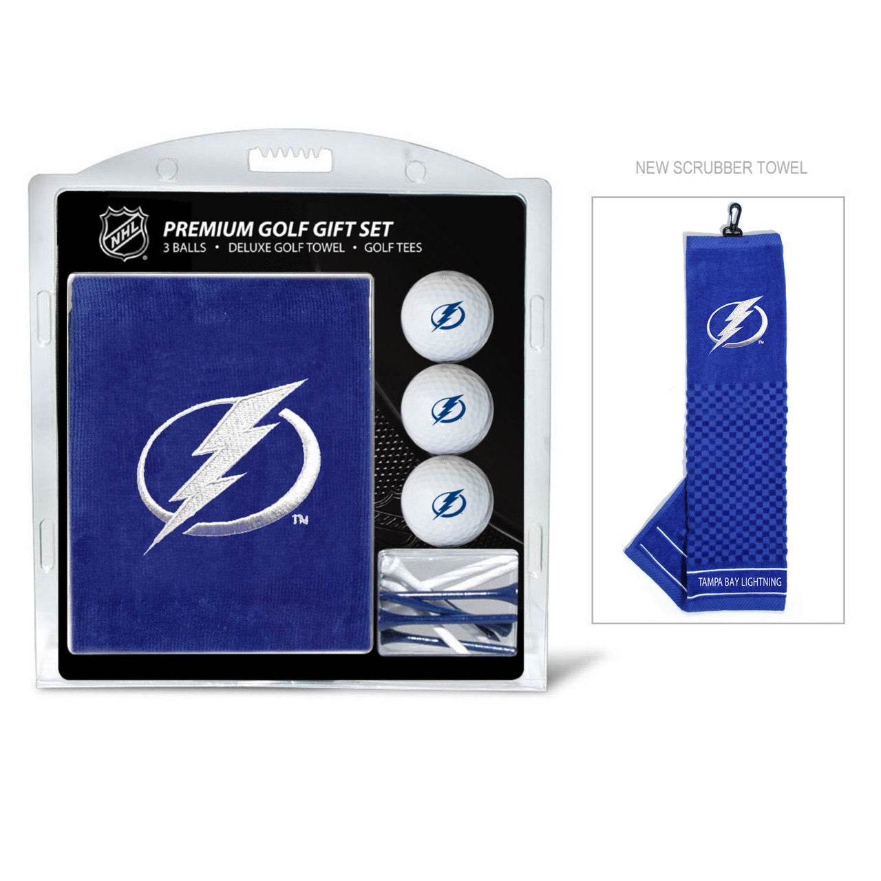 Tampa Bay Lightning Golf Gift Set With Embroidered Towel - ToylandEU