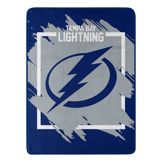 Tampa Bay Lightning Micro Raschel Blanket 46x60 Inches - ToylandEU