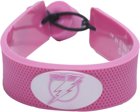 Tampa Bay Lightning Pink Bracelet Hockey Ceramic Bead - ToylandEU