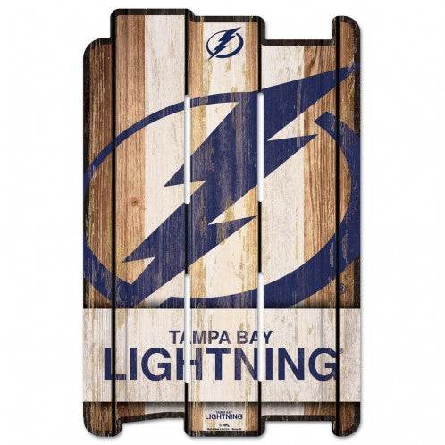 Tampa Bay Lightning Wood Fence Sign 11x17 Special Order - ToylandEU