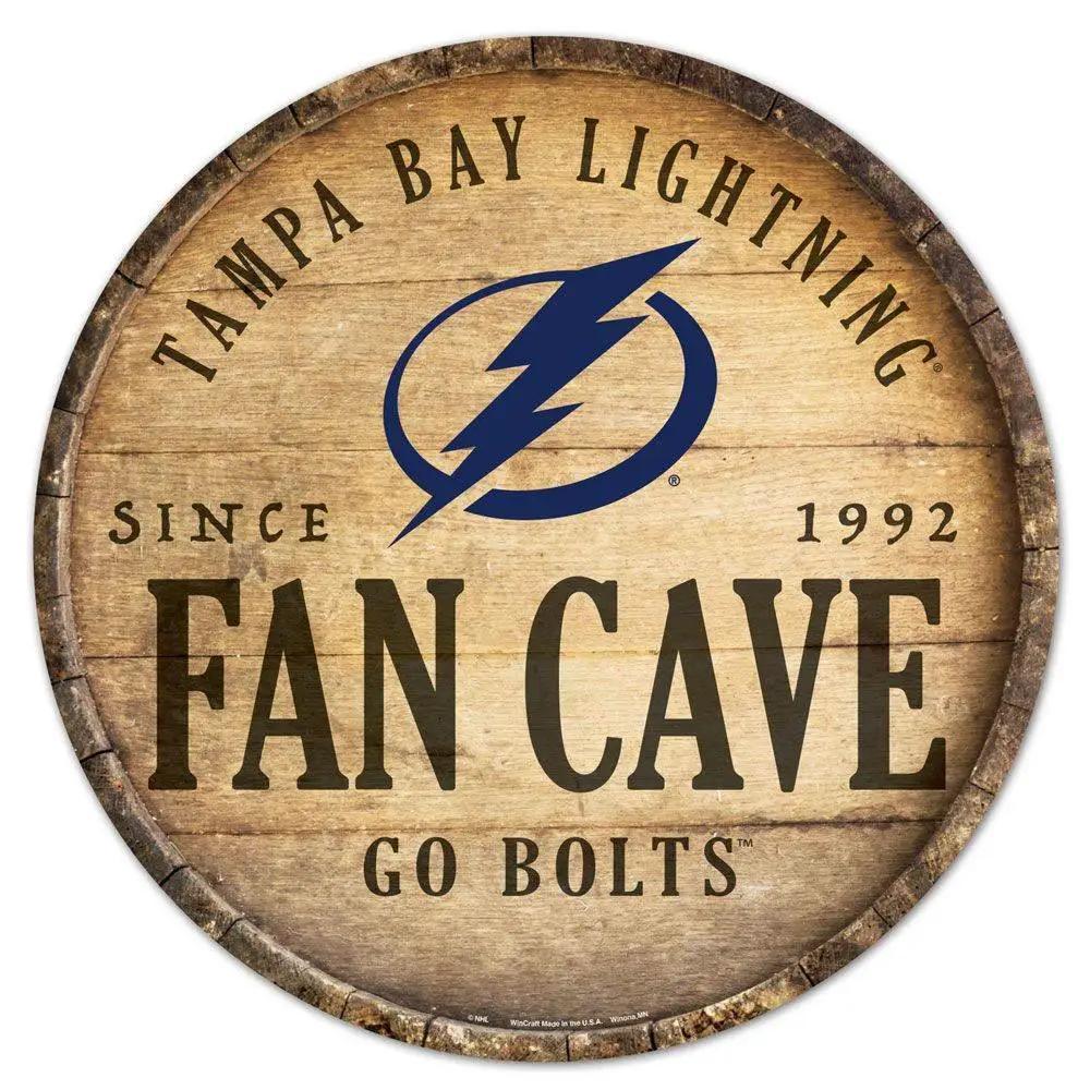  Tampa Bay Lightning Wood Sign 14 Inch Round Barrel Top -  ToylandEU™