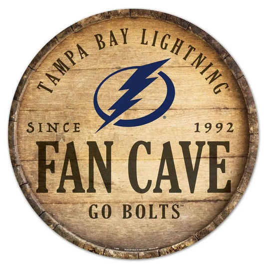  Tampa Bay Lightning Wood Sign 14 Inch Round Barrel Top -  ToylandEU™
