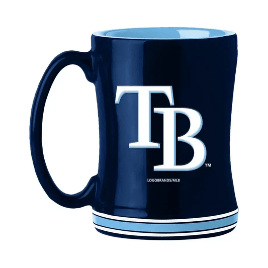  Tampa Bay Rays 14oz Sculpted Relief Coffee Mug Team Color -  ToylandEU™