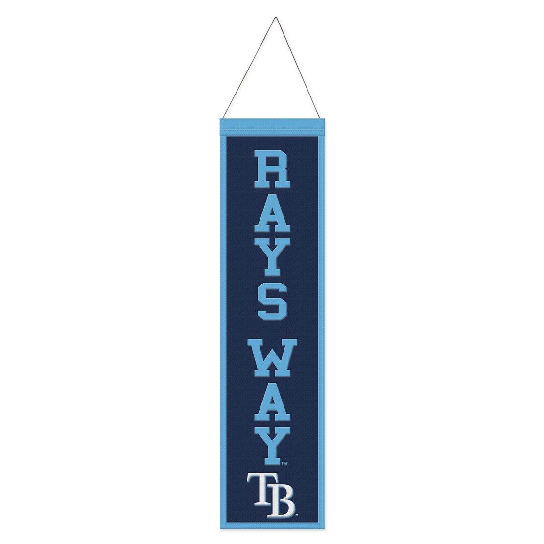 Tampa Bay Rays Banner Wool 8x32 Heritage Slogan Design - ToylandEU