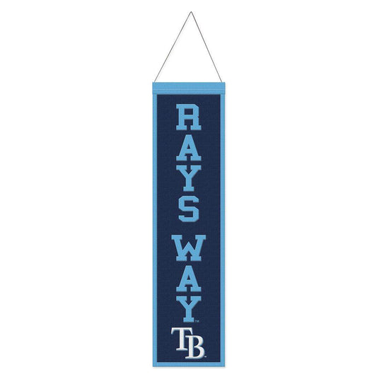 Tampa Bay Rays Banner Wool 8x32 Heritage Slogan Design - ToylandEU