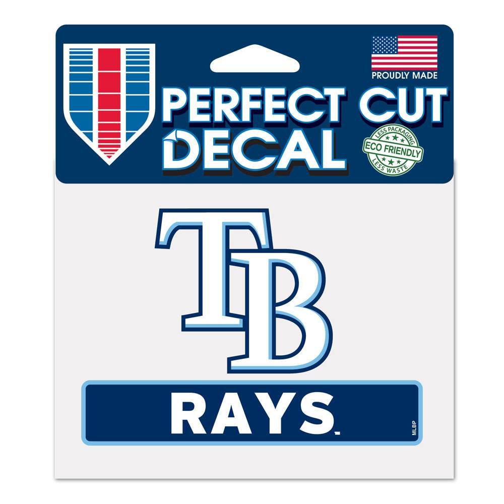 Tampa Bay Rays Decal Perfect Cut Color Vinyl 4.5x5.75 - ToylandEU