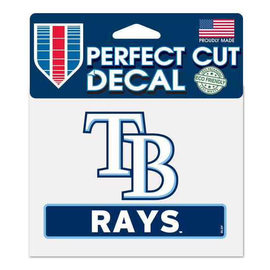 Tampa Bay Rays Decal Perfect Cut Color Vinyl 4.5x5.75 - ToylandEU