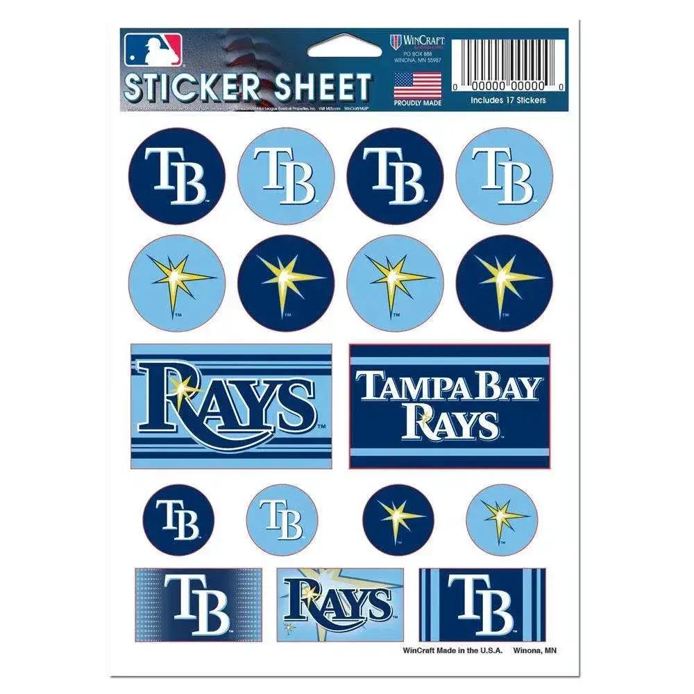  Tampa Bay Rays Decal Sheet 5x7 Vinyl Sticker Pack Set -  ToylandEU™