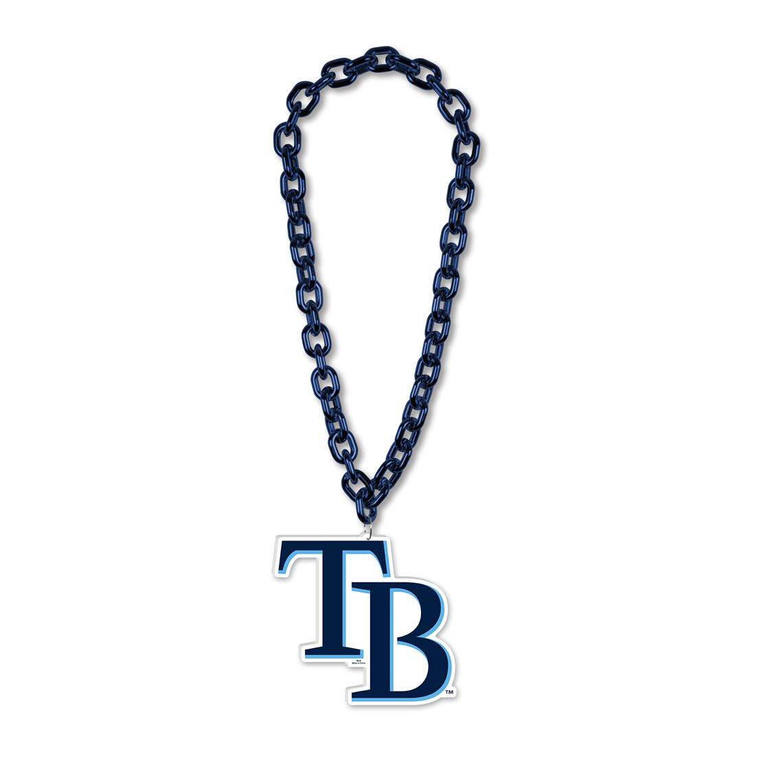 Tampa Bay Rays Foam Logo Necklace With 38 Inch Chain - ToylandEU