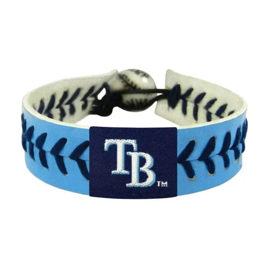  Tampa Bay Rays Leather Baseball Bracelet Light Blue -  ToylandEU™