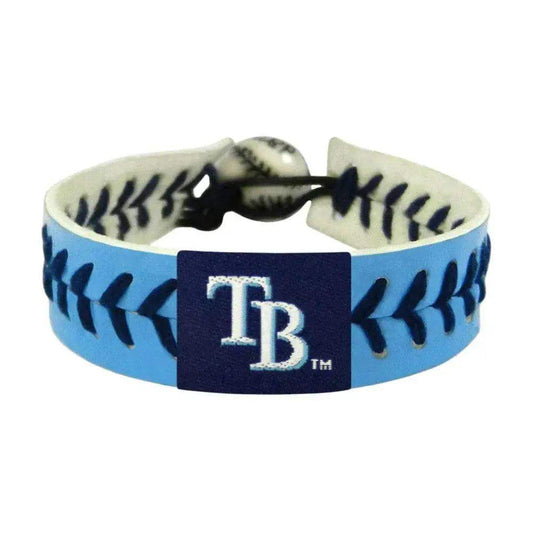  Tampa Bay Rays Leather Baseball Bracelet Light Blue -  ToylandEU™