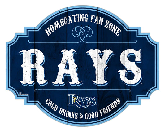 Tampa Bay Rays Wood Sign 12 Inch Homegating Tavern Decor - ToylandEU