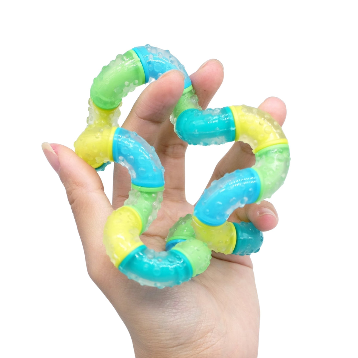 Tangle Fidget Toy | Rubberized Texture Grip | BrainTools Think Desk Tool