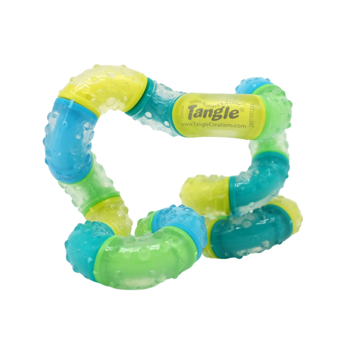 Tangle Fidget Toy | Rubberized Texture Grip | BrainTools Think Desk Tool