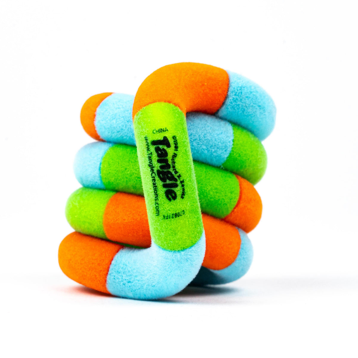 Tangle Fidget Toy | Soft Fuzzy Texture | Bright Colors | Junior Size