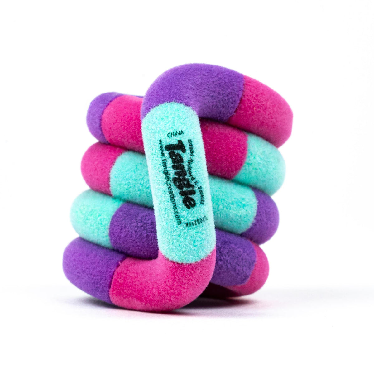 Tangle Fidget Toy | Soft Fuzzy Texture | Bright Colors | Junior Size