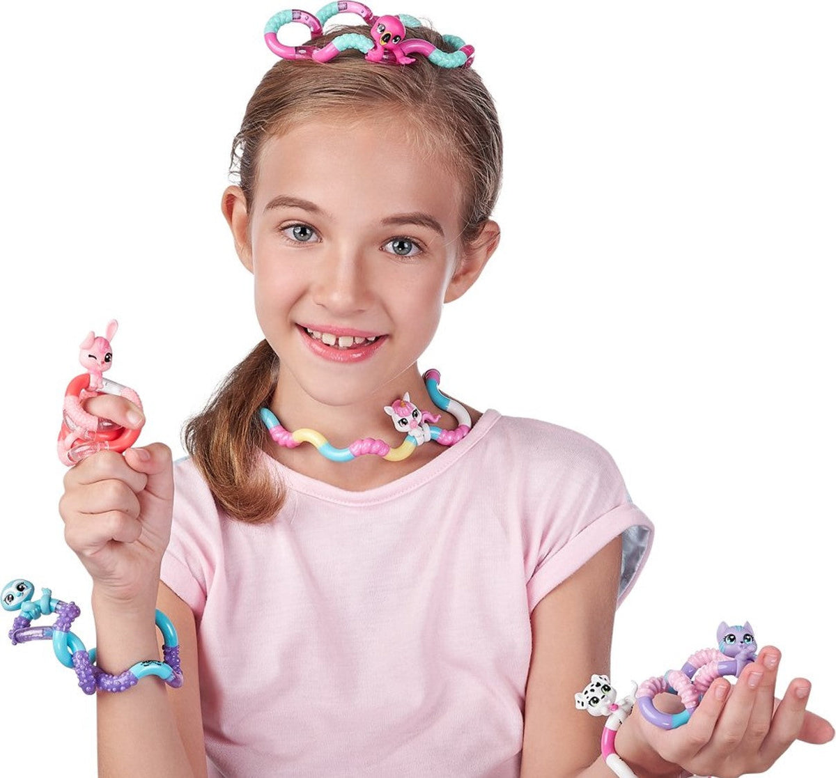 Tangle Jr Pets | Scented Sensory Fidgets | Bendy Animal Figures | Six Pack Set