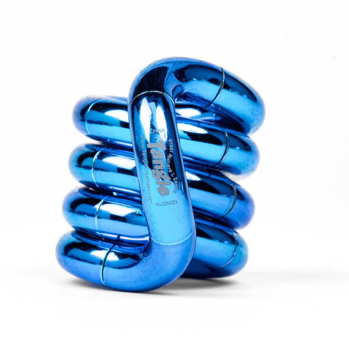 Tangle Jr Toy | Metallic Finish | Flexible Fidget Design | Kids And Adults