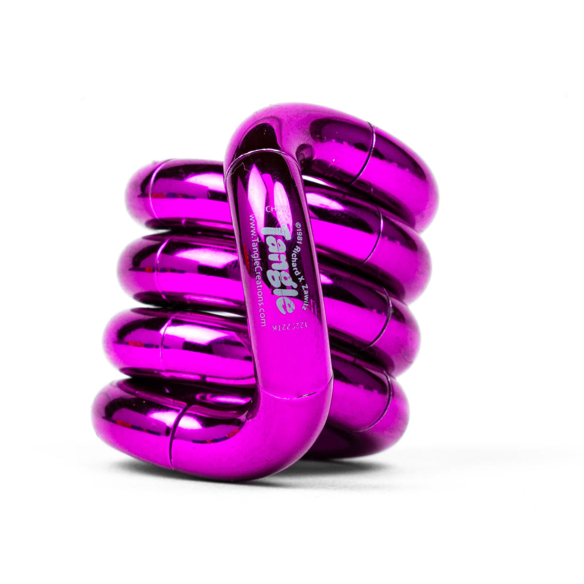 Tangle Jr Toy | Metallic Finish | Flexible Fidget Design | Kids And Adults