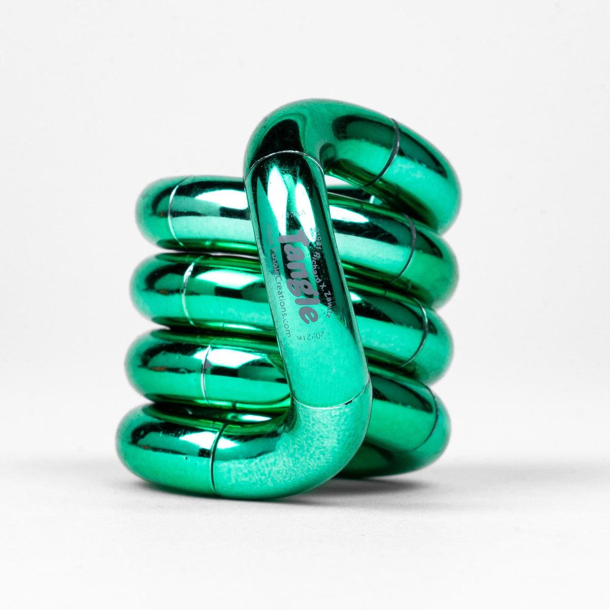 Tangle Jr Toy | Metallic Finish | Flexible Fidget Design | Kids And Adults