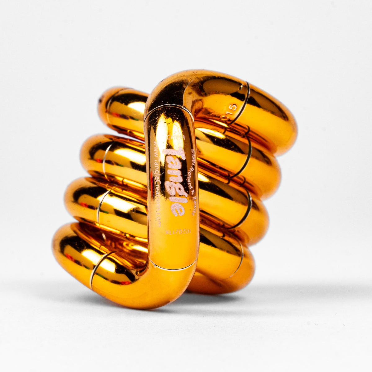 Tangle Jr Toy | Metallic Finish | Flexible Fidget Design | Kids And Adults