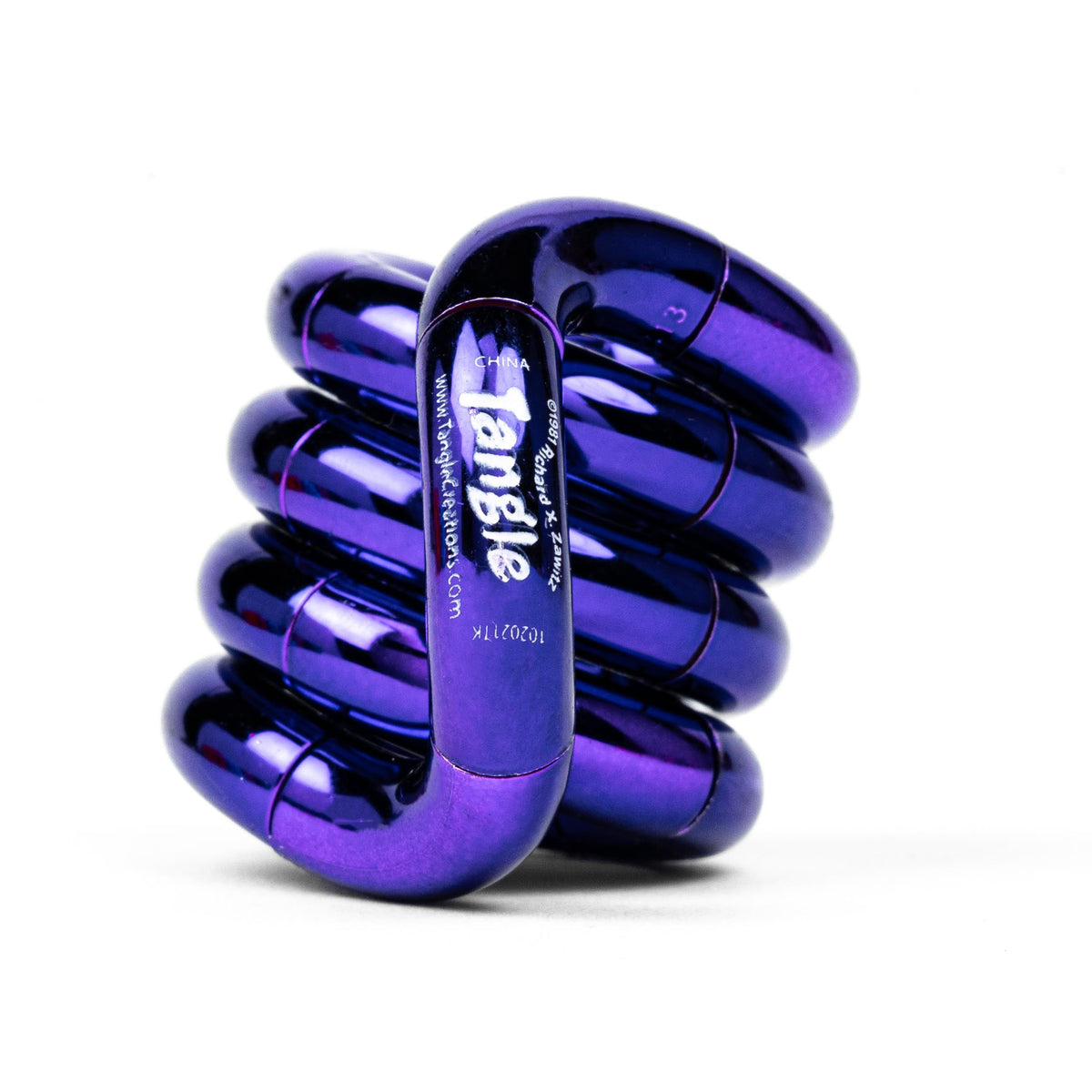 Tangle Jr Toy | Metallic Finish | Flexible Fidget Design | Kids And Adults