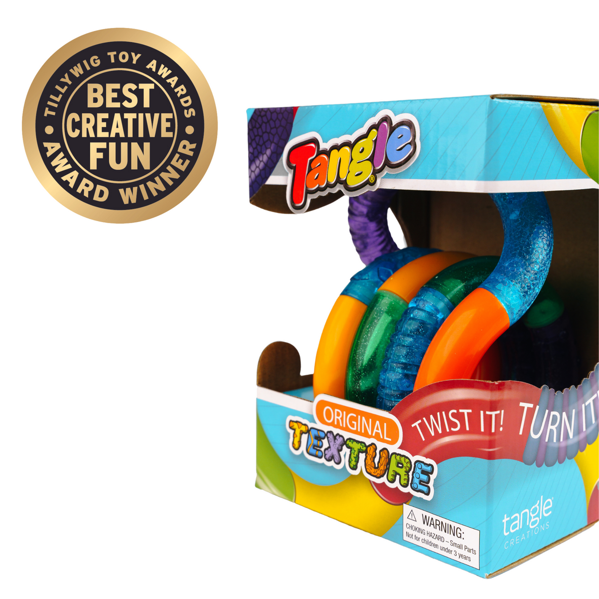 Sensory Toy | Textured Coiled Design | Bright Colors | Kids And Adults