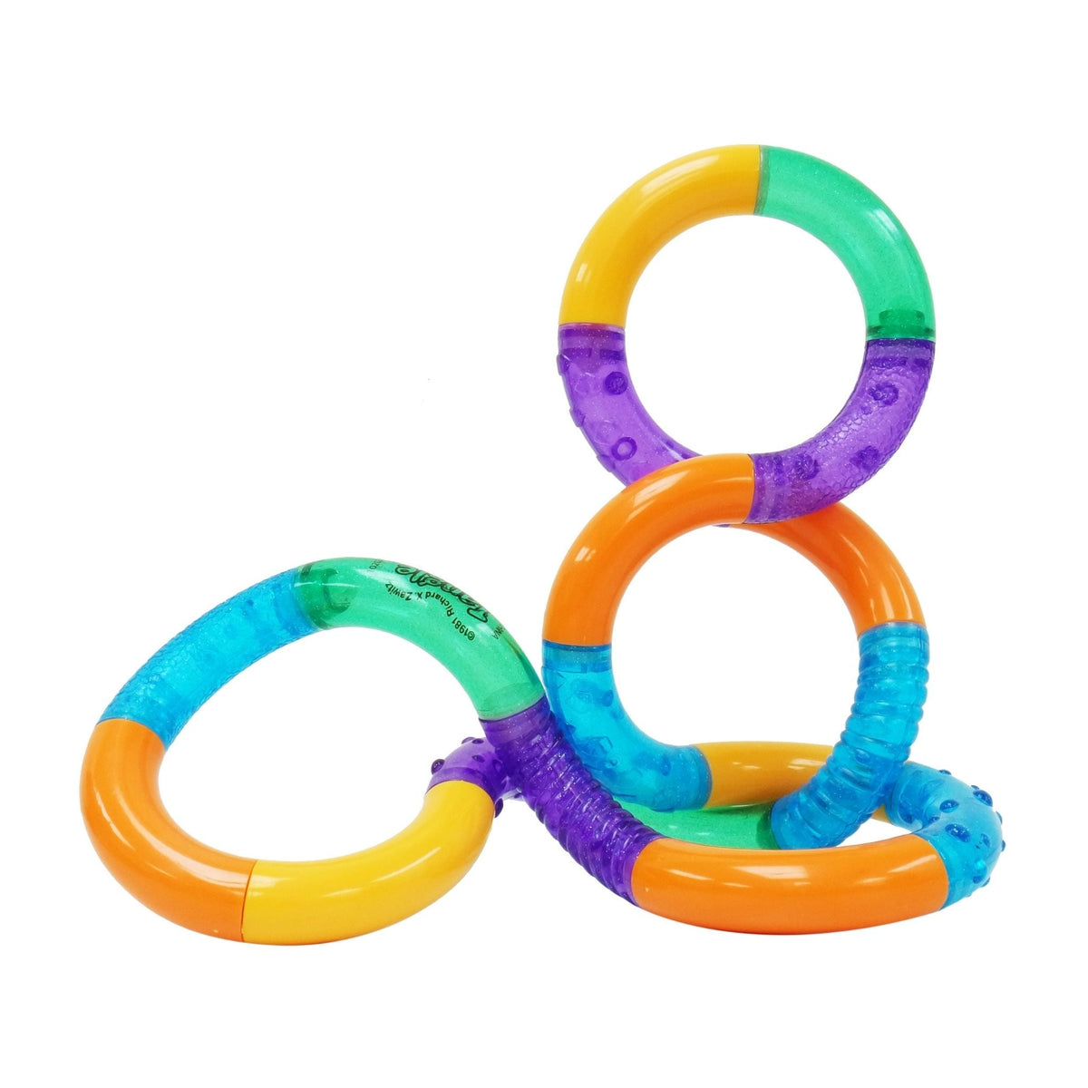 Sensory Toy | Textured Coiled Design | Bright Colors | Kids And Adults