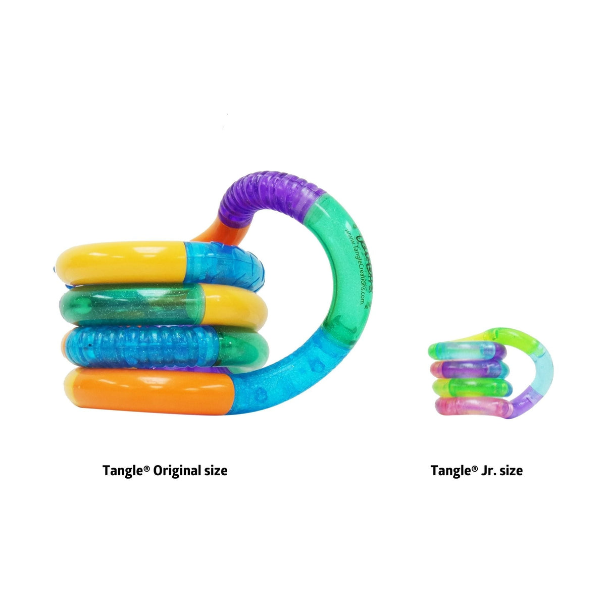 Sensory Toy | Textured Coiled Design | Bright Colors | Kids And Adults