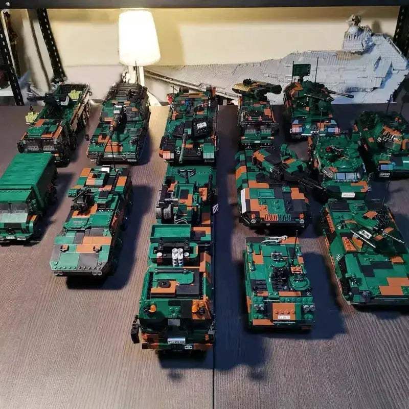 Tank Building Blocks Set Lego Compatible Military Tanks - ToylandEU