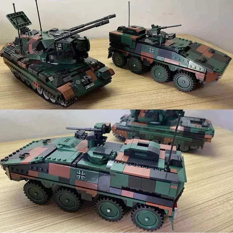 Tank Building Blocks Set Lego Compatible Military Tanks - ToylandEU