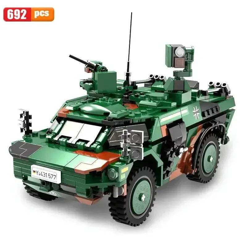 Tank Building Blocks Set Lego Compatible Military Tanks - ToylandEU