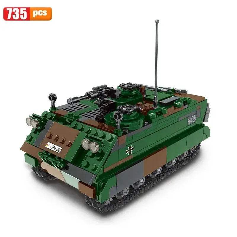 Tank Building Blocks Set Lego Compatible Military Tanks - ToylandEU