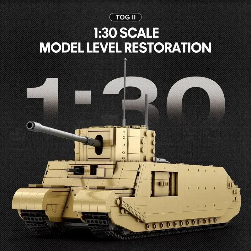  Tank Model Kit 1 30 Authentic Military Vehicle Gift -  ToylandEU™