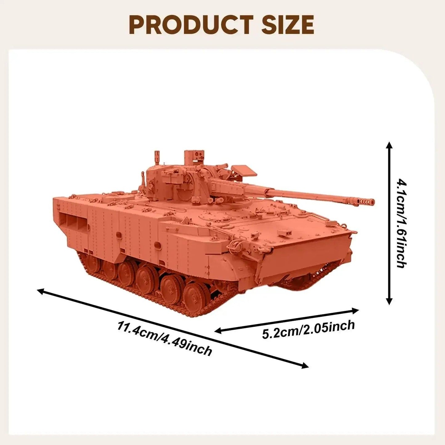  Tank Model Kit 1 72 Scale For DIY Assembly Tabletop Play -  ToylandEU™