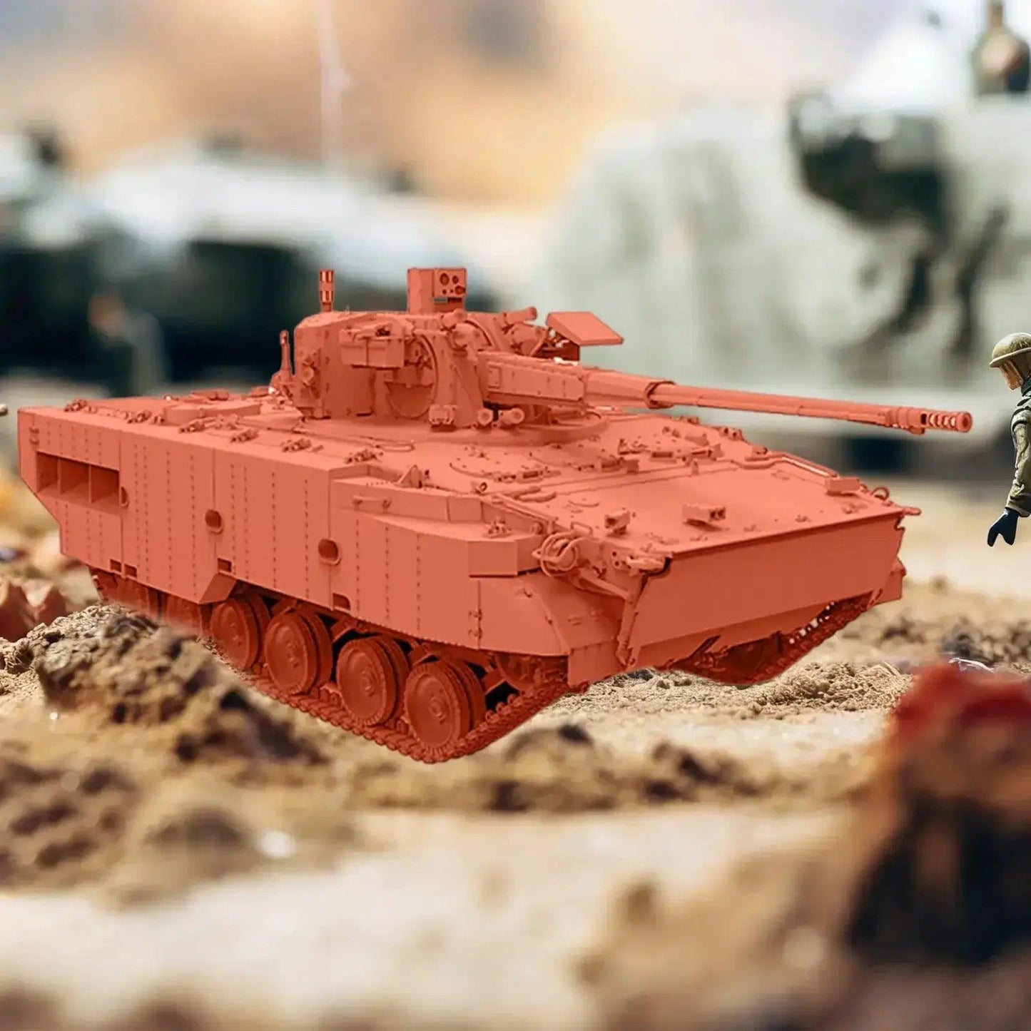  Tank Model Kit 1 72 Scale For DIY Assembly Tabletop Play -  ToylandEU™