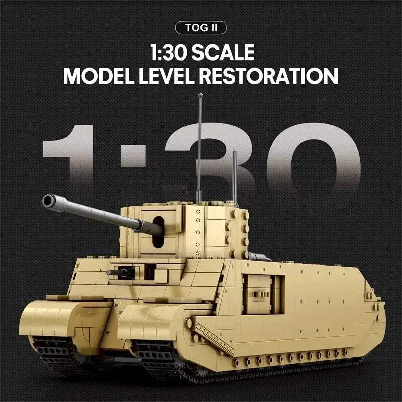 Tank Model Kit 1 To 30 Authentic Military Vehicle Gift - ToylandEU
