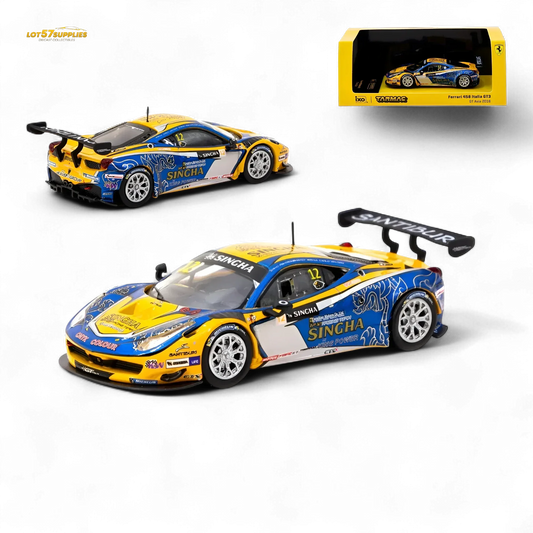  Tarmac Works Ferrari 458 Italia GT3 GT Asia 2016 T64-074-16GTA12 1:64 -  ToylandEU™