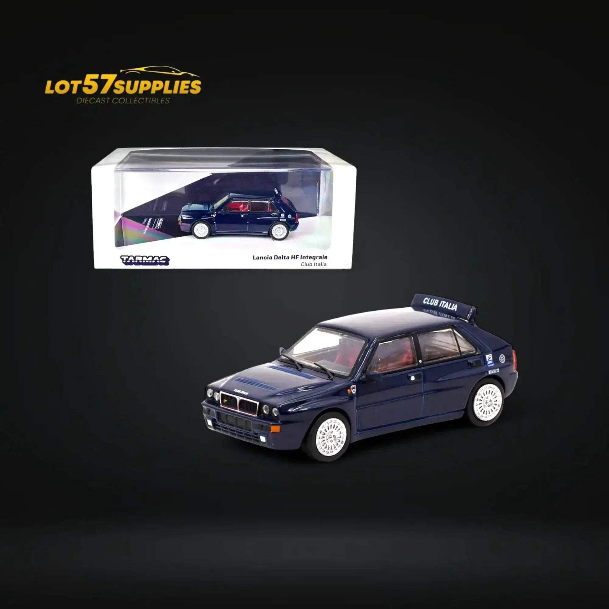 Tarmac Works Lancia Delta HF Integrale in Dark Blue 1:64 - ToylandEU