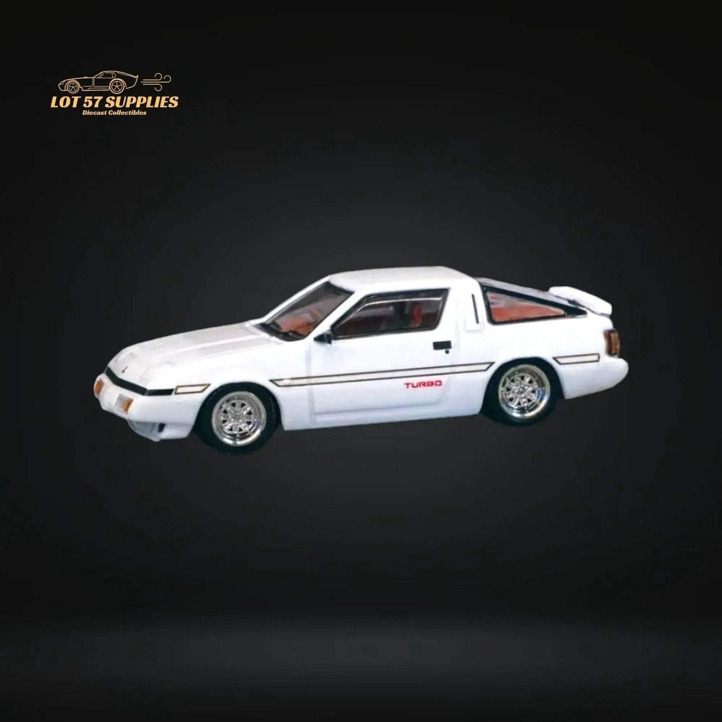 Tarmac Works Road64 Mitsubishi Starion White T645-055-WHT 1:64 - ToylandEU
