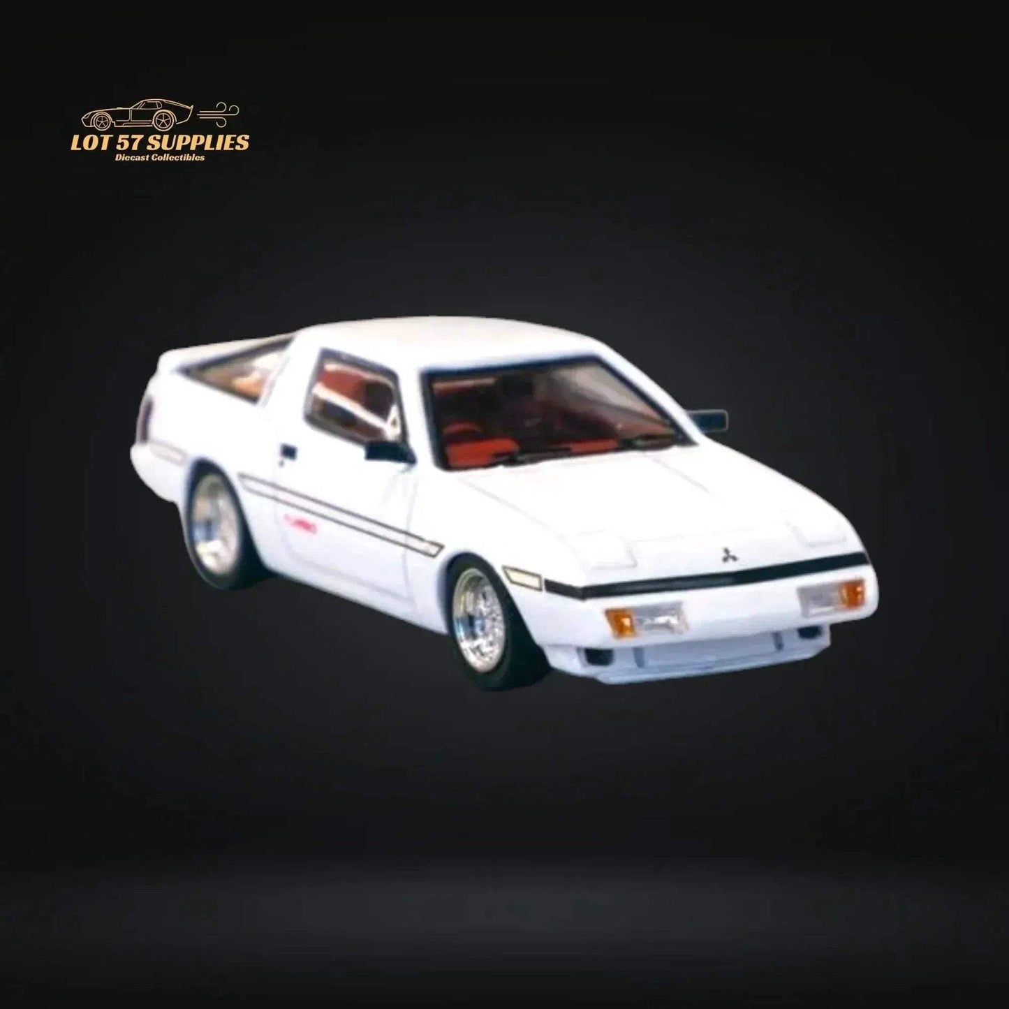 Tarmac Works Road64 Mitsubishi Starion White T645-055-WHT 1:64 - ToylandEU