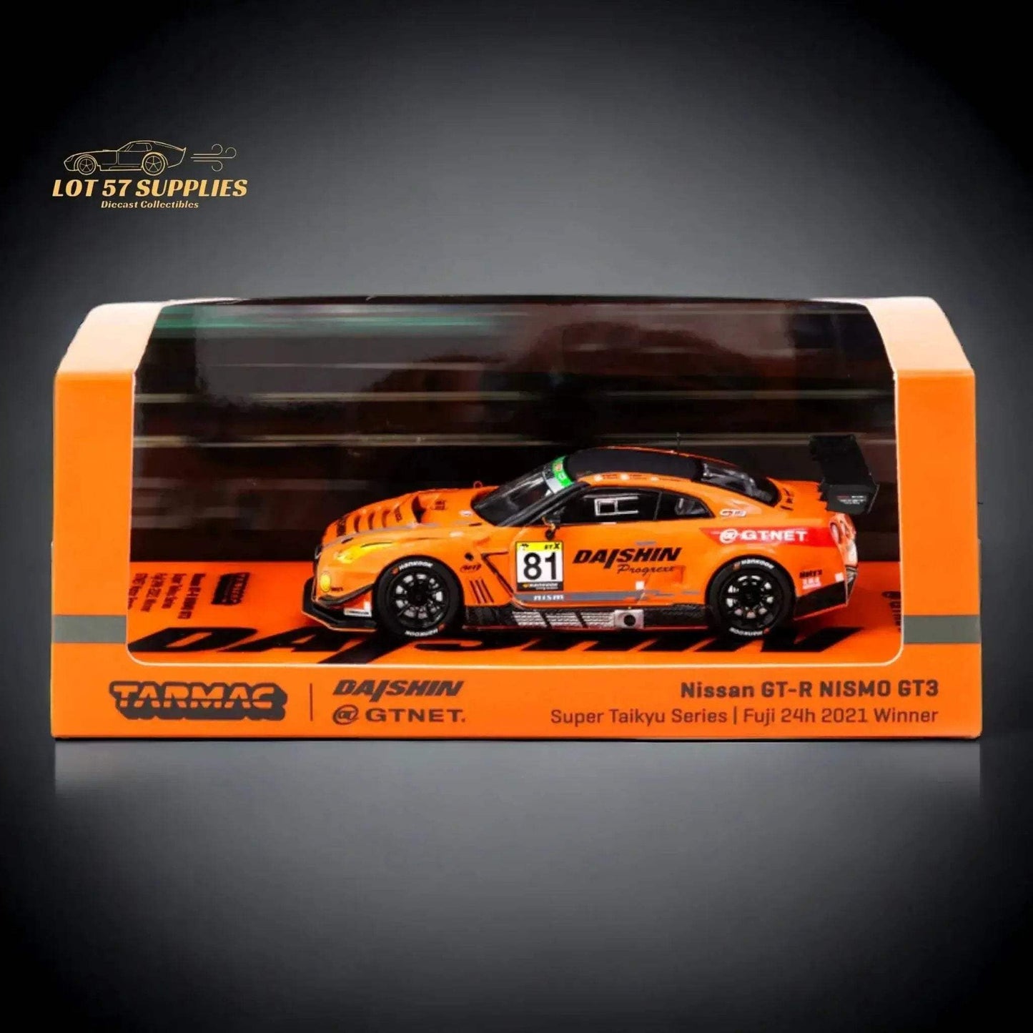 Tarmac Works Nissan GT-R R35 NISMO GT3 Super Taikyu Series 2021 #81 Winner 1:64 T64-035-21ST81 - ToylandEU