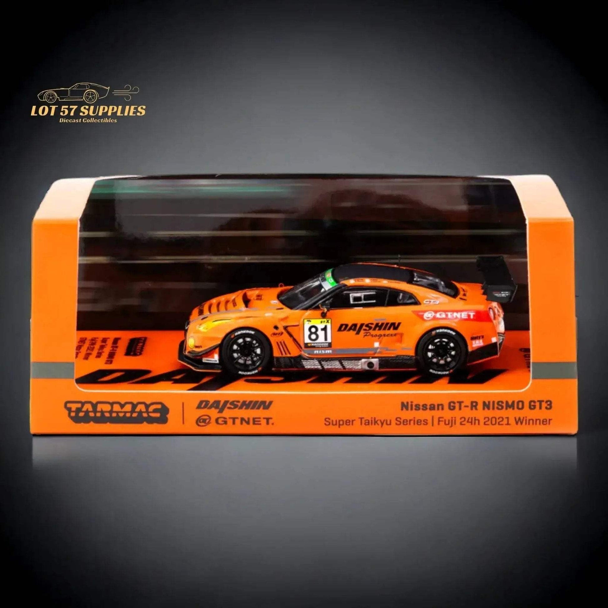 Tarmac Works Nissan GT-R R35 NISMO GT3 Super Taikyu Series 2021 #81 Winner 1:64 T64-035-21ST81 - ToylandEU