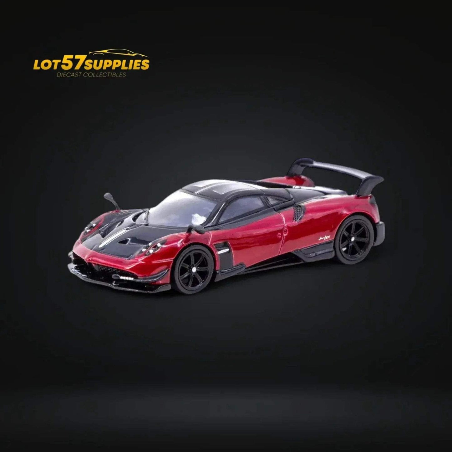 Tarmac Works Global64 Pagani Huayra BC Rosso Dubai 1:64 - ToylandEU