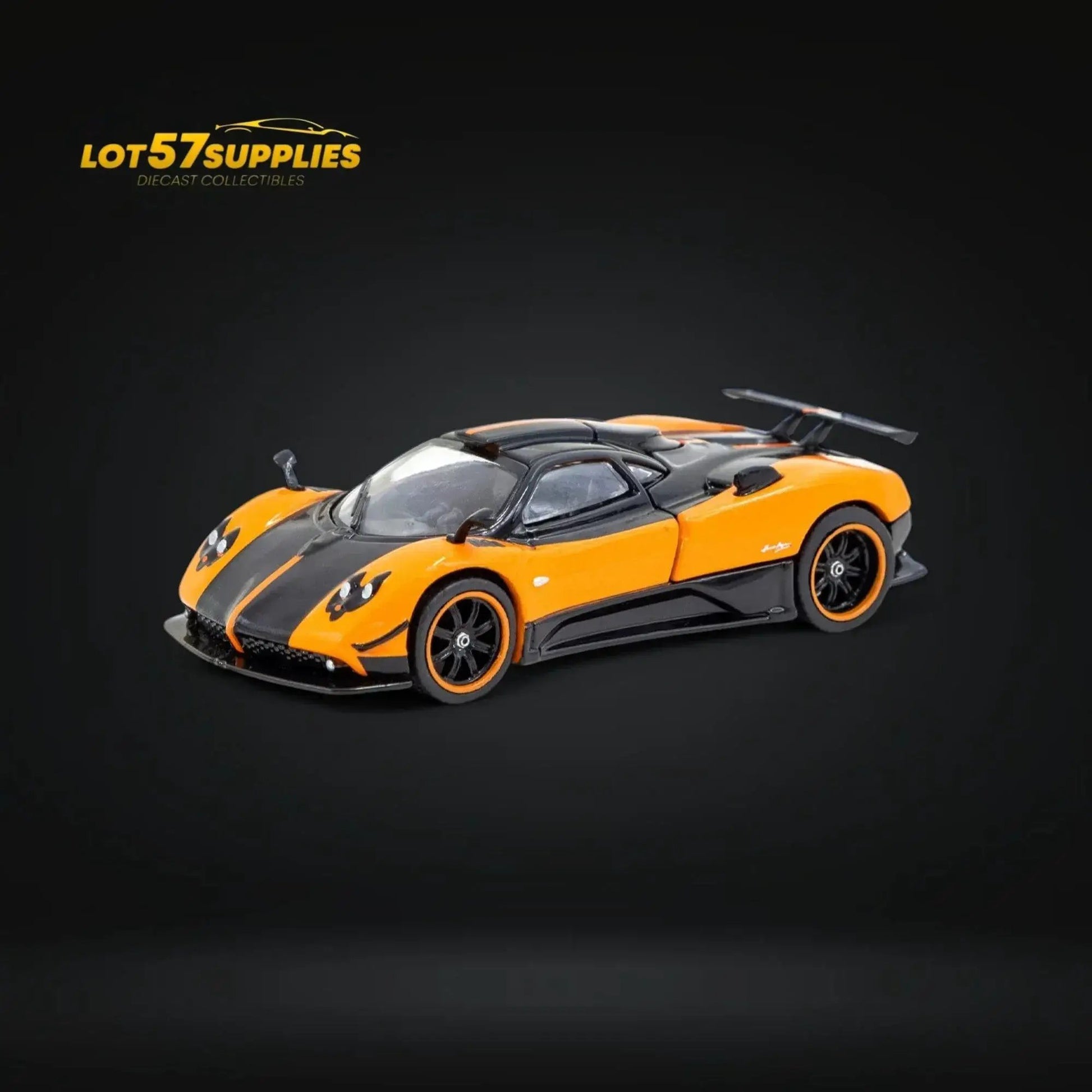 Tarmac Works Global64 Pagani Zonda Arancio Saint Tropez Item #T64G-TL021-OR 1:64 - ToylandEU